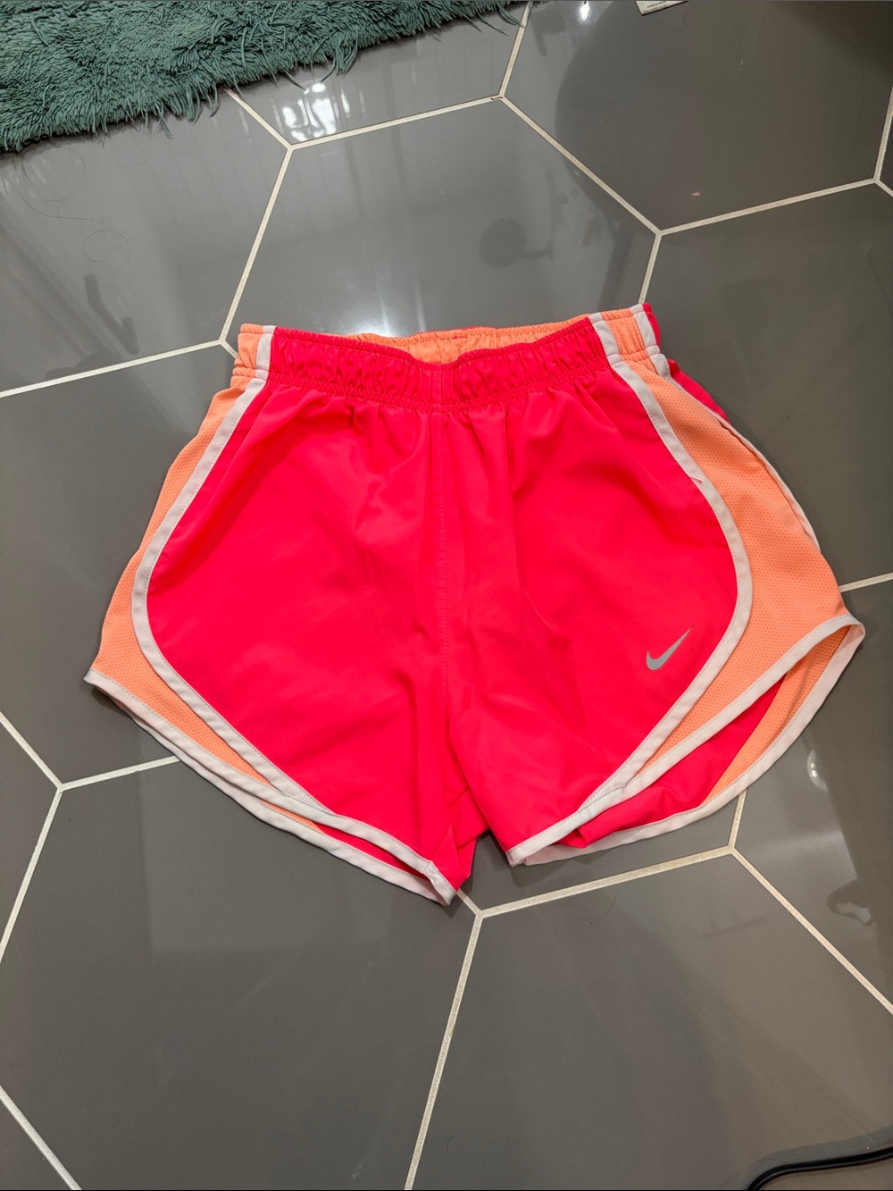 Nike Neon Pink and Peach Athletic Shorts